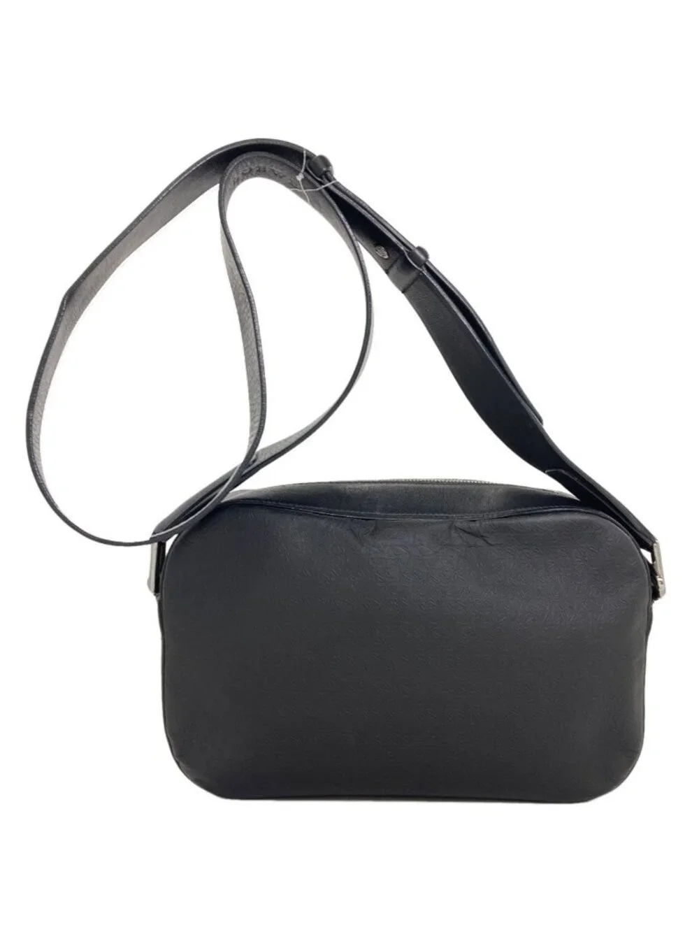 Loewe Anagram Embossed Shoulder Bag Leather